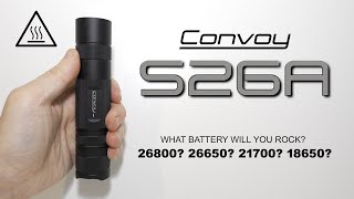 Convoy S26A  SFT40 5000K  26800266502170018650  it gets hot [upl. by Adnorat]