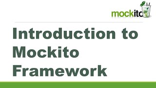 Introduction to Mockito Framework  Mockito 3  Mockito Tutorial  Mockito interview question [upl. by Safir]