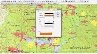 MAPINFO TUTORIAL 02 DASAR DIGITASI [upl. by Nosreffej633]