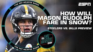 Steelers vs Bills Preview How will Mason Rudolph fare in the weather ❄️  The Pat McAfee Show [upl. by Slayton]