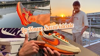 Comment porter une Sacai LD Waffle  unboxing de la Clot orange blaze 2 [upl. by Simona421]