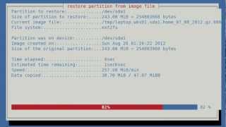 Tutorial Cloning a Disk under LinuxUNIX With partimage Software [upl. by Dev994]