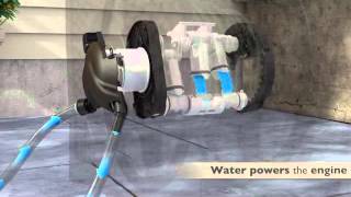 Suncast Hydro Power SelfWinding Hose Reel [upl. by Atelra]