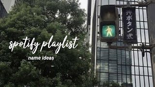 spotify playlist name ideas [upl. by Alyag]