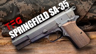 Springfield SA35 Review amp Hi Power MK3 Comparison  TheFirearmGuy [upl. by Longawa]