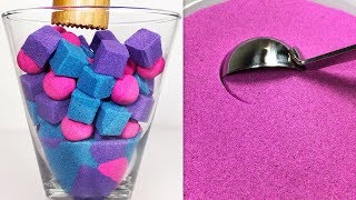 Very Satisfying and Relaxing Compilation 148 Kinetic Sand ASMR [upl. by Ominorej835]