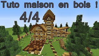 Minecraft Tuto maison entièrement en bois  44 [upl. by Sethrida660]