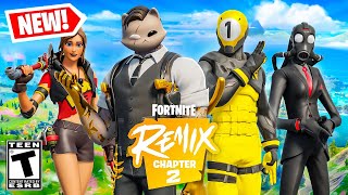 NEW FORTNITE CHAPTER 2 REMIX UPDATE NEW MAP BATTLE PASS amp MORE Fortnite Remix [upl. by Erica416]