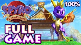 Spyro Enter the Dragonfly Walkthrough Part 1 Gamecube PS2 100 Intro  Dragon Realms [upl. by Malvia]