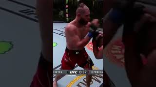 Jiri Prochazka vs Dominick Reyes Brutal Spinning KO shorts [upl. by Seaddon]