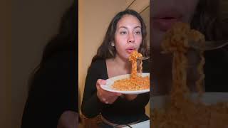 Eating Korean Carbonara Noodles asmr asmr noodleasmr carbonara asmrvideo [upl. by Llywellyn196]