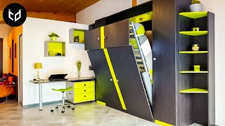 INCREDIBLE Space Saving Furniture  Murphy Bed Ideas ➤ 8 [upl. by Alonzo]