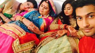 Swaragini  Swara SanskarRaginiLaksh All Masti On SetHD [upl. by Annauqaj]