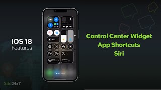 Introducing control center widgets and Siri shortcuts in Site24x7 mobile app [upl. by Essenaj]