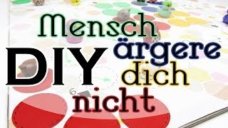 DIY Mensch Ärgere Dich Nicht  Brettspiel  Geschenkidee [upl. by Niliac]