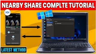 How to Use NearBy Share  Share Files Between Android amp Pc⚡Step By Step🤯Transfer Big Files Wireless [upl. by Wilbur]