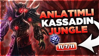 YUKSEK ELO KASSADIN JUNGLE l ANLATIMLI TEMİZ ROTA l EN YÜKSEK HASAR l KassadinsCreed [upl. by Jamel]