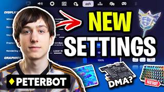 Peterbot REVEALS New FNCS Settings 🏆 BEST SENS [upl. by Auhoj]