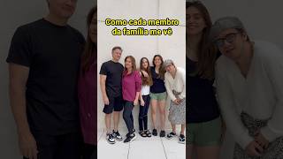 COMO CADA MEMBRO DA FAMÍLIA ME VÊ  Pt 3 [upl. by Baillie]