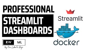 Professional Streamlit dashboards with Docker [upl. by Columba]