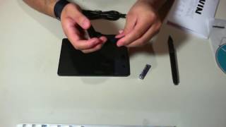 Unboxing Review of the Huion H420 USB Pen Drawing Graphics Tablet [upl. by Eissirhc819]