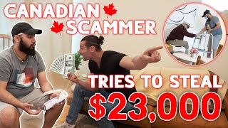 CANADIAN SCAMMER CROSSES BORDER TO STEAL 23000 FROM OLD MAN [upl. by Schreiber]