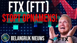 FTX FTT Stopt met OPNAMENS GAAT FTX KLAPPEN [upl. by Mcwilliams]