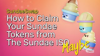 How to Claim Sundae Tokens Like from Staking in the SundaeSwap ISO [upl. by Marga]