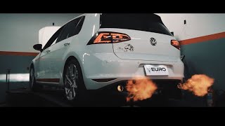 Golf GTI MK7 Upgrade Turbina IS38 EUROTUNING [upl. by Goggin277]