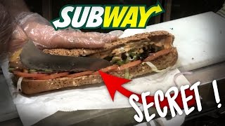 Le SANDWICH SECRET du CHEF SUBWAY  ft Blackoune [upl. by Oneill]