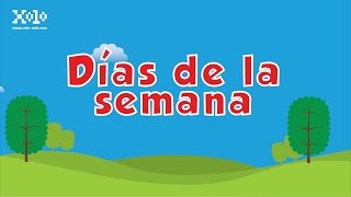 Días de la semana para niños en español  Videos Aprende [upl. by Neslund982]