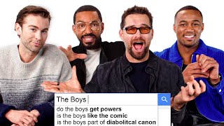 The Boys Cast Answer The Webs Most Searched Questions  WIRED [upl. by Ahtnama24]