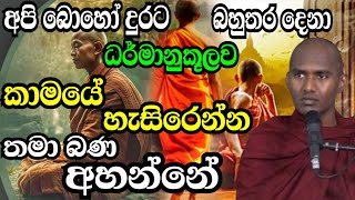 අපි බොහෝ දුර‍ට බහුතර දෙනා ධර්මානුකුලව කාමයේ හැසිරෙන්න තමා බණ අහන්නේgothatuwe rewathaගොතටුවේ රේවත [upl. by Rosella829]