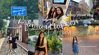 BOSTON ROAD TRIP 2024 VLOG visiting the city acorn street museum  more [upl. by Devlin]