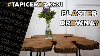 Jak zrobić stolik z plastra drewna  diy [upl. by Anilec]