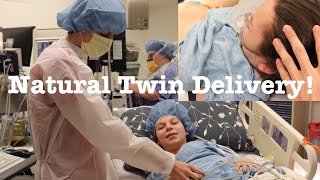 TEEN MOM Natural Twin Delivery at 32 weeks [upl. by Yldarb]