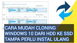 CARA MUDAH CLONING WINDOWS 10 DARI HDD KE SSD TANPA PERLU INSTALL ULANG  PEMULA PASTI BISA [upl. by Derayne]