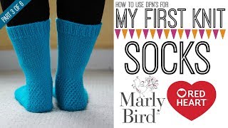 My First Socks with Marly Bird Part 3 of 6 [upl. by Able]