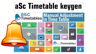 aSc time table with keygen [upl. by Lane]