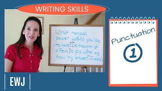 English Writing Skills 1 Sentence Punctuation and Contractions [upl. by Heidi]