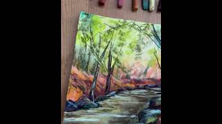 Very beautiful natural landscape soft pastels [upl. by Ahseeyt]