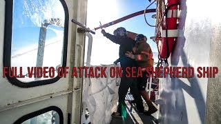 FULL VIDEO  SEA SHEPHERD ATTACKED BY POACHERS Jan 31 2019 [upl. by Gilson]