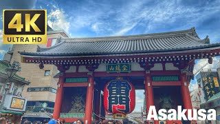 【4K HDR】Asakusa walking in tokyo japan🇯🇵 [upl. by Dnama824]