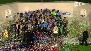 Premiazione Supercoppa Italiana 2014 Napoli  Juventus 8 a 7 dcr [upl. by Bigelow]