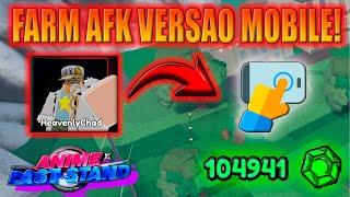 COMO FARMAR AFK NO MOBILE O NOVO SECRETO DO ANIME LAST STAND [upl. by Esinnej]