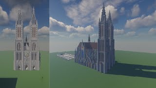 Minecraft Tutorial 1 How to build a Cathedral 11 [upl. by Higginbotham]