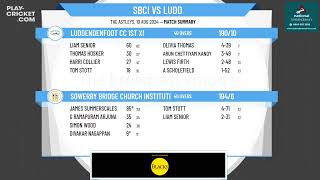 Sowerby Bridge Church Institute CC 1st XI v Luddendenfoot CC 1st XI [upl. by Ani]