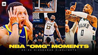 INSANE MOMENTS OF NBA quotGreatest Plays 2024 First Half of Seasonquot [upl. by Wons331]