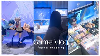 game vlog｜仕事辞めてずっと寝てたい｜原神🎮💫プライズフィギュア大量開封🪄💖｜懐ゲー話しよദ്ദി｜モニターアームデビュー✨ [upl. by Carmelia]