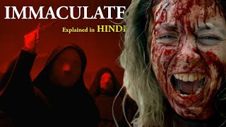 Immaculate 2024 Movie Explained in Hindi  IMMACULATE Ending Explained [upl. by Olegnaed]